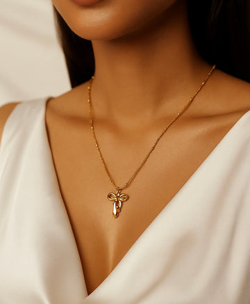 Infinity Bow Necklace