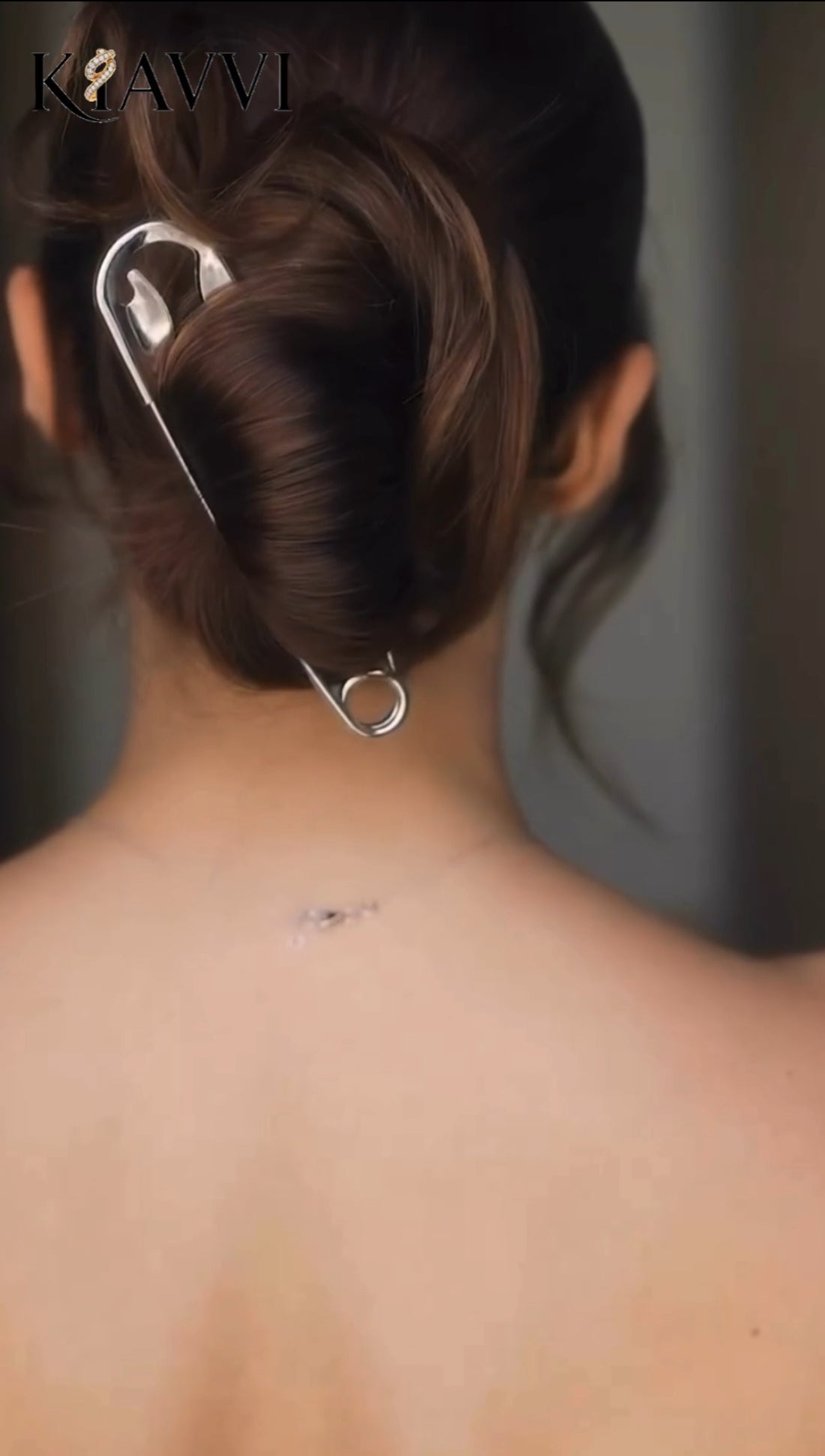 Safety Pin Hair Claw