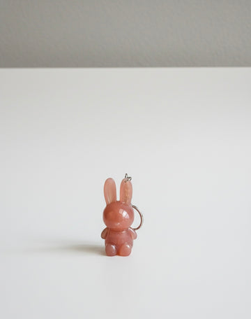 Kiavvi BunnyPop Lip Charm Keychain- Brown