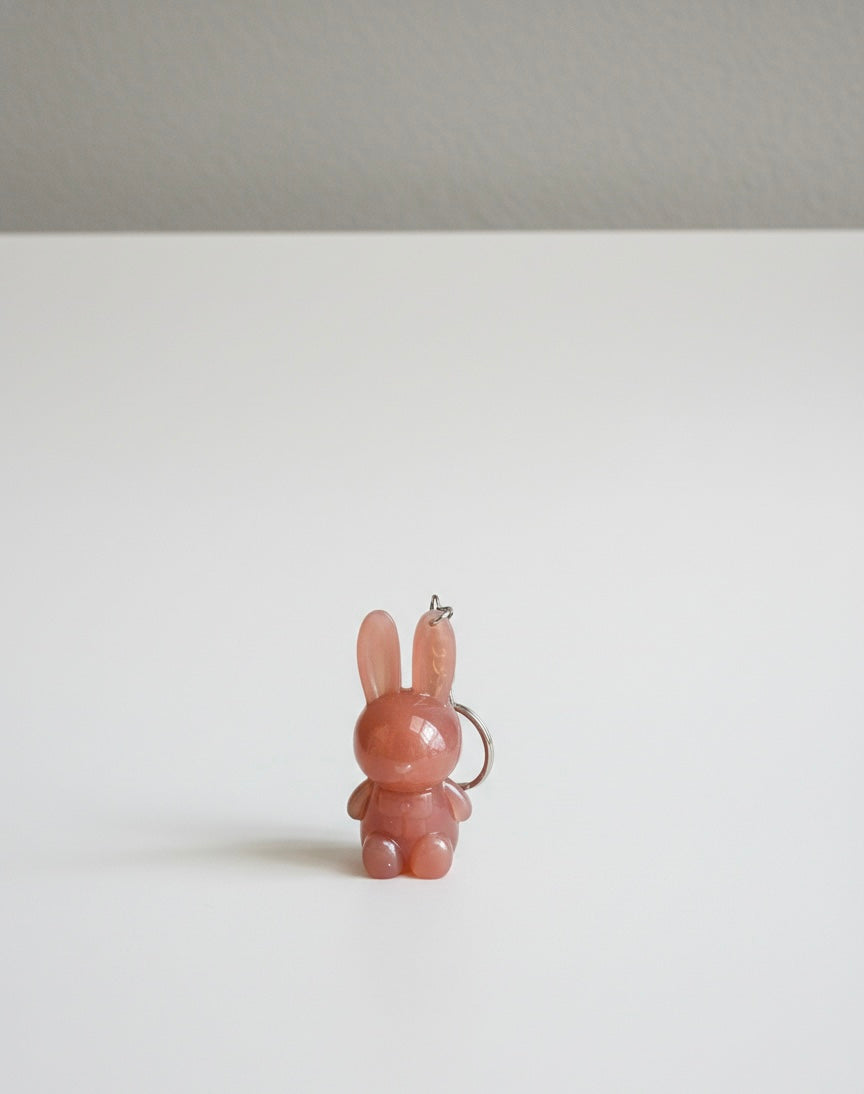 Kiavvi BunnyPop Lip Charm Keychain- Brown