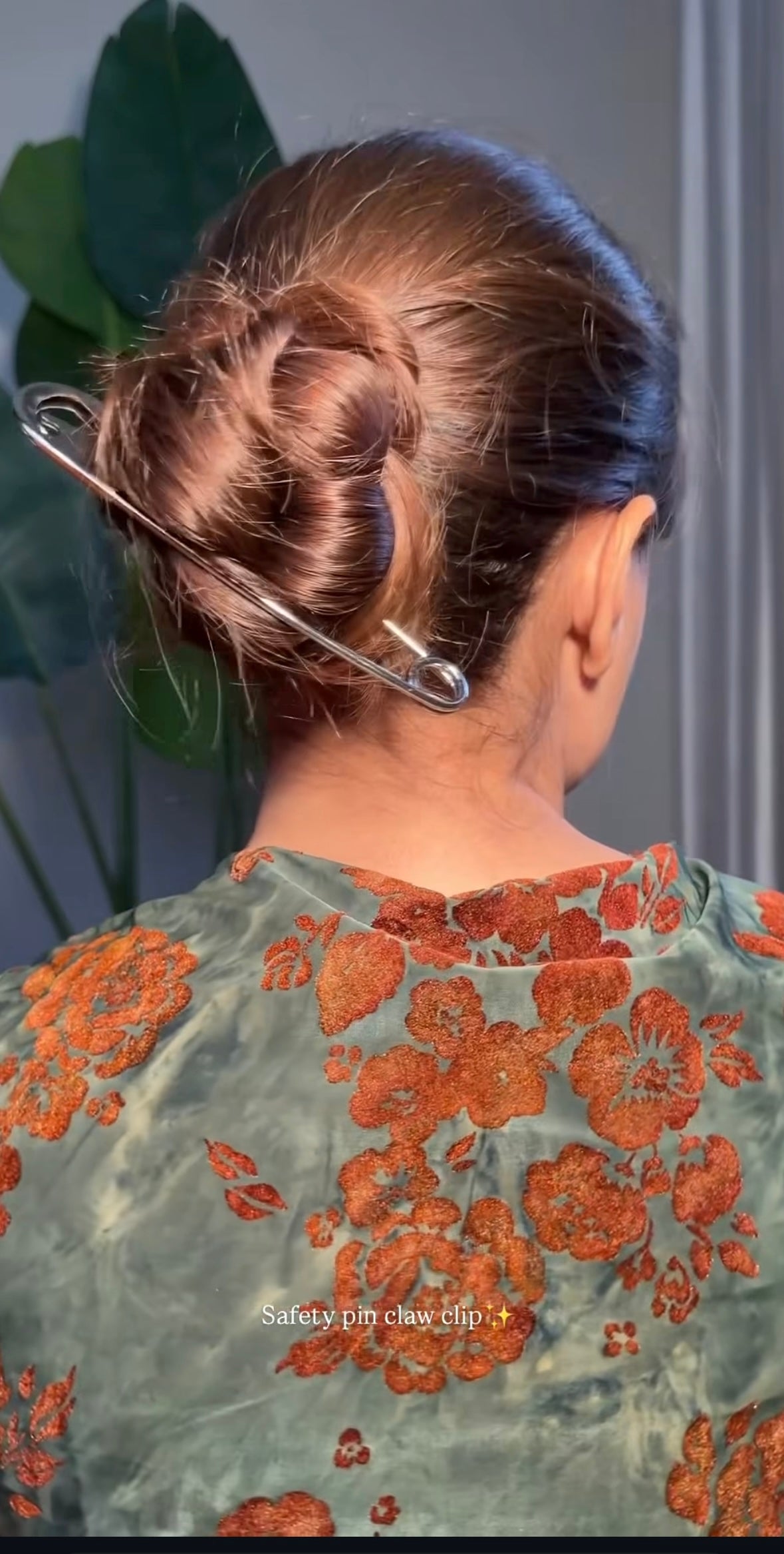 Safety Pin Hair Claw