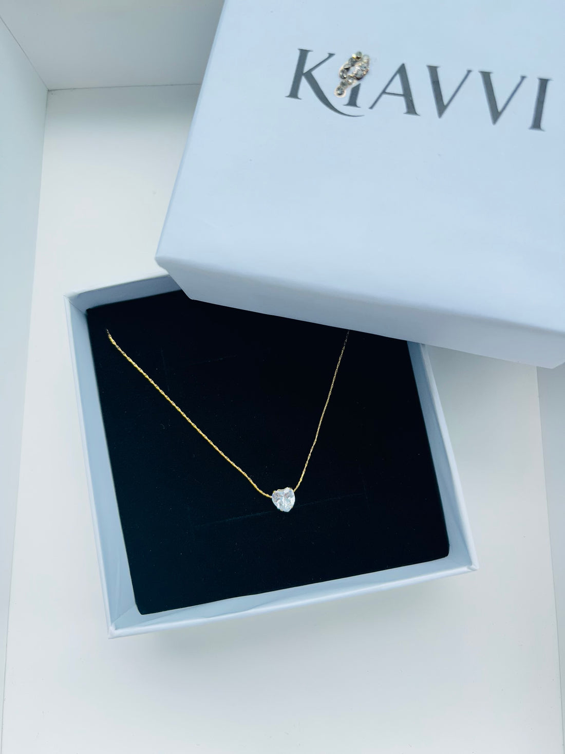 Heart stone necklace
